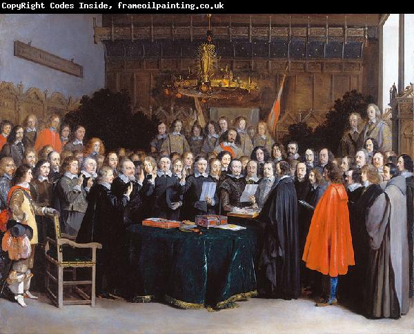 Gerard ter Borch the Younger The Ratification of the Treaty of Munster, 15 May 1648